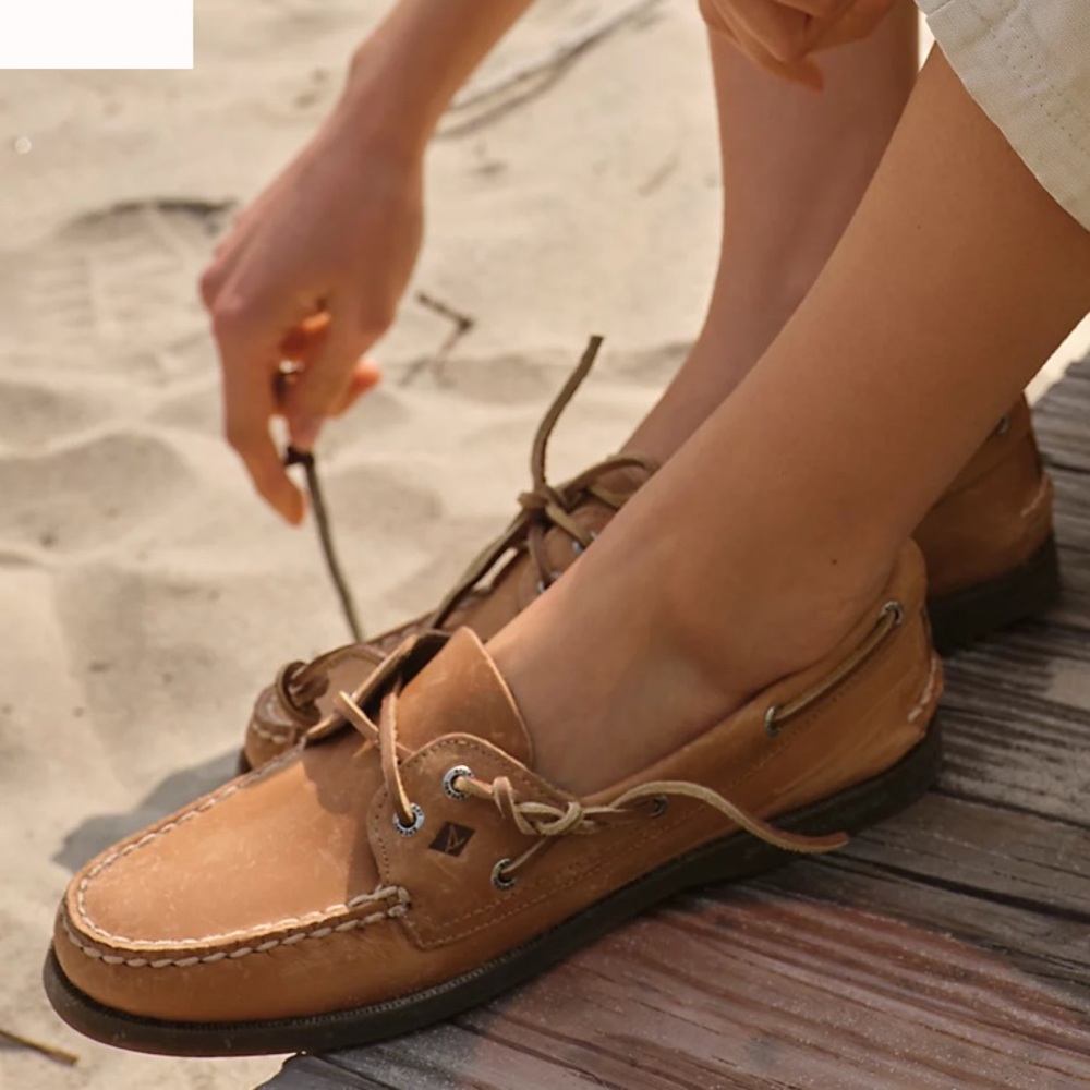 Sperry top sider boat shoes EUC